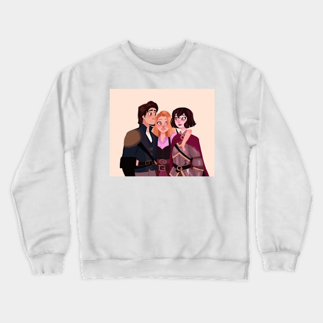 BFFs Crewneck Sweatshirt by curiousquirrel